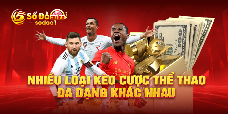 Nhiều loại kèo cược thể thao đa dạng khác nhau